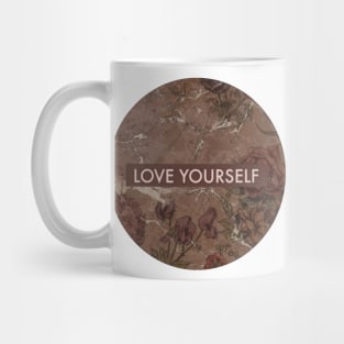 Vintage, aesthetic, cottagecore, fashion, love, romantic, soft aesthetic, flowers, sky, positivity, good vibes, music, love yourself, quote Mug